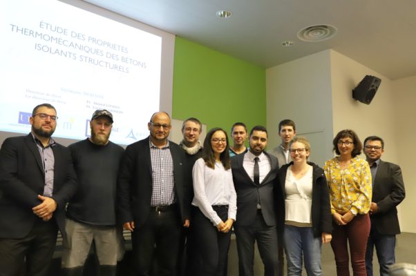 Equipe de la Chaire de recherche des bétons innovants pour de nouvelles applications EDYCEM Centrale Nantes